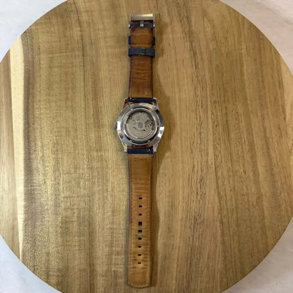 Seiko 5 Sports Automatic Watch 7S36-03J0 Blue Canvas Strap